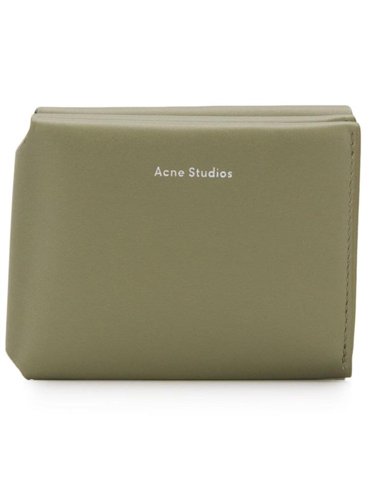 Acne Studios Fold Card Holder - Green