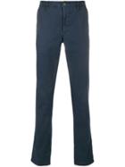 Incotex Regular-cut Chino Trousers - Blue
