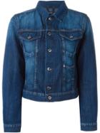 Diesel Classic Denim Jacket, Women's, Size: Small, Blue, Cotton/linen/flax