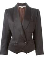 Jean Louis Scherrer Vintage Double Breasted Blazer - Grey