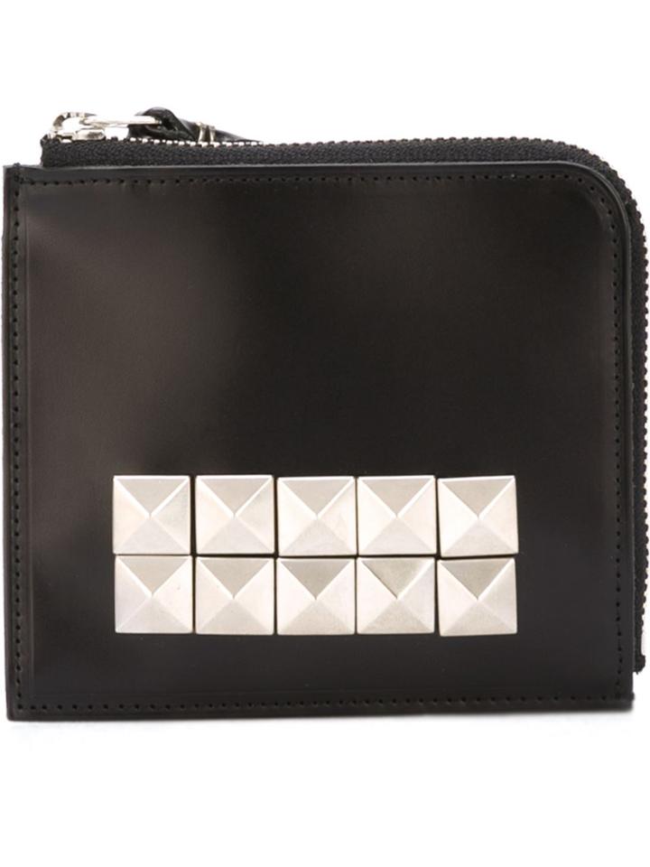 Comme Des Garçons Wallet 'studs' Purse - Black