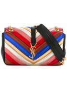 Saint Laurent - Medium Envelope Monogram Shoulder Bag - Women - Leather - One Size, Women's, Grey, Leather