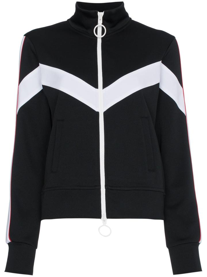 Off-white Zip Front Track Jacket - Black