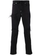 Attachment - Ripped Skinny Jeans - Men - Cotton/polyurethane - Ii, Black, Cotton/polyurethane