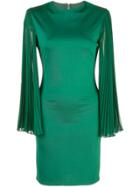 Alice+olivia Zaya Snbrst Plt Slv Str Sh Dre - Green