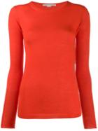 Stella Mccartney Roll Neck Fitted Jumper - Red