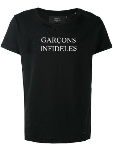 Garcons Infideles - Logo T-shirt - Unisex - Cotton - M, Black, Cotton