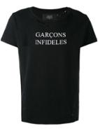 Garcons Infideles - Logo T-shirt - Unisex - Cotton - M, Black, Cotton