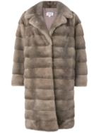 P.a.r.o.s.h. Fur Coat - Brown