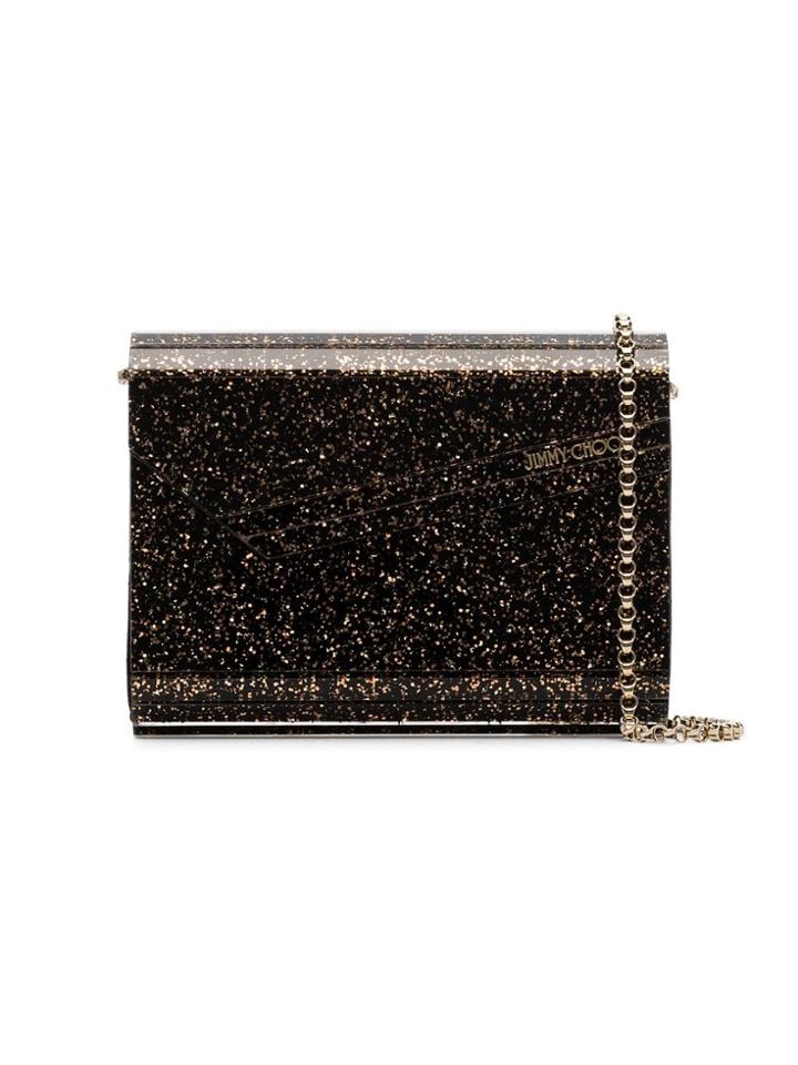 Jimmy Choo Jc Candy Wga Acryl Cltch Bag - Black