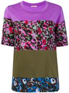 Marni Panelled T-shirt - Pink & Purple