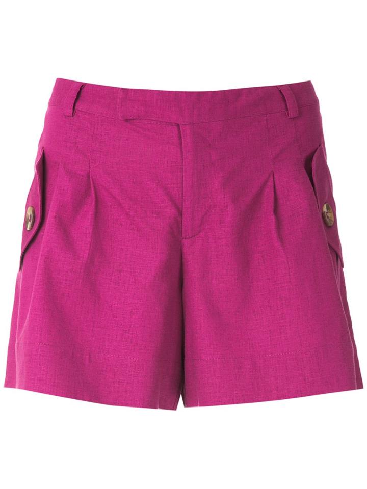 Olympiah Bryone Pockets Shorts - Pink