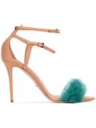 Elisabetta Franchi Contrast Open-toe Sandals - Pink & Purple