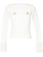 Tu Es Mon Trésor Sun & Moon Mesh Top - Nude & Neutrals