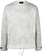 Stone Island Shadow Project Crew Neck Sweatshirt, Men's, Size: Small, Grey, Cotton/spandex/elastane