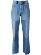 Mih Jeans - Asymmetric Cropped Jeans - Women - Cotton - 29, Blue, Cotton