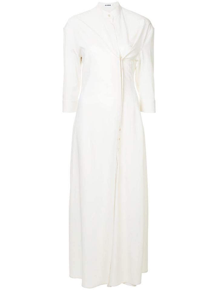 Jil Sander Maxi Shirt Dress - White