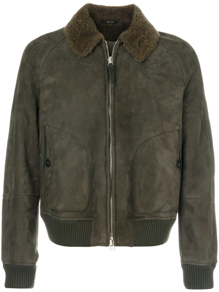Tom Ford Zip Up Jacket - Green