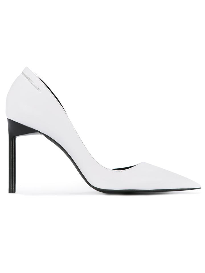 Manning Cartell Pointed Toe Pumps - White