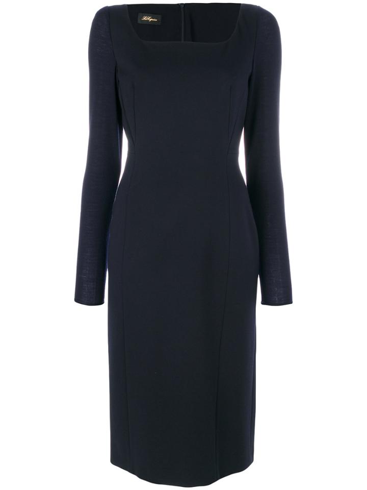Les Copains Classic Fitted Dress - Blue