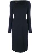 Les Copains Classic Fitted Dress - Blue
