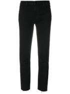J Brand Amelia Straight Trousers - Black