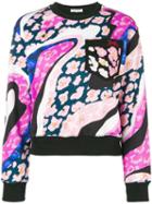 Emilio Pucci Abstract Print Sweatshirt - Pink