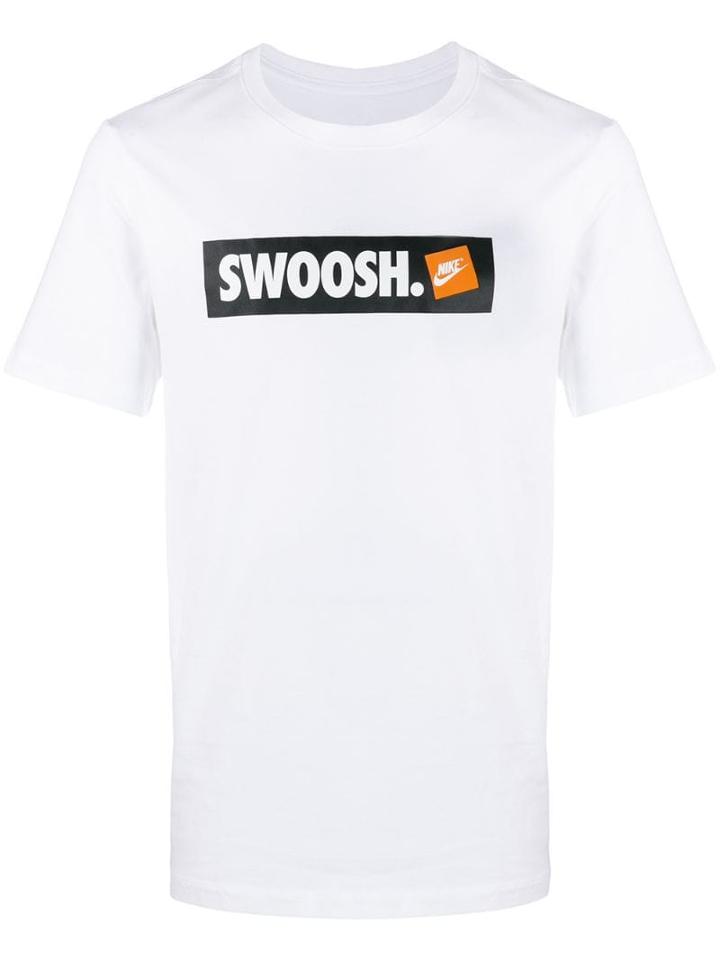 Nike Swoosh Box Logo T-shirt - White