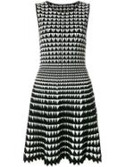 Antonino Valenti Geometric Pattern Dress - Black