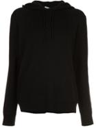 T By Alexander Wang Hooded Sweatshirt, Women's, Size: Small, Black, Cashmere/wool