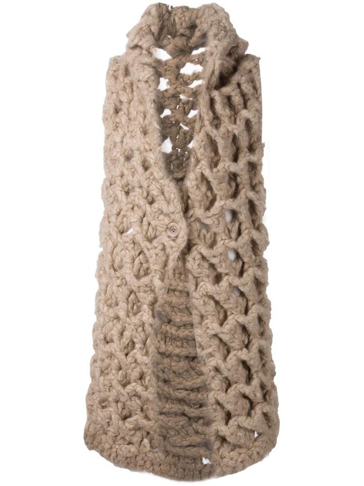 Rick Owens Shawl Neck Long Cardigan