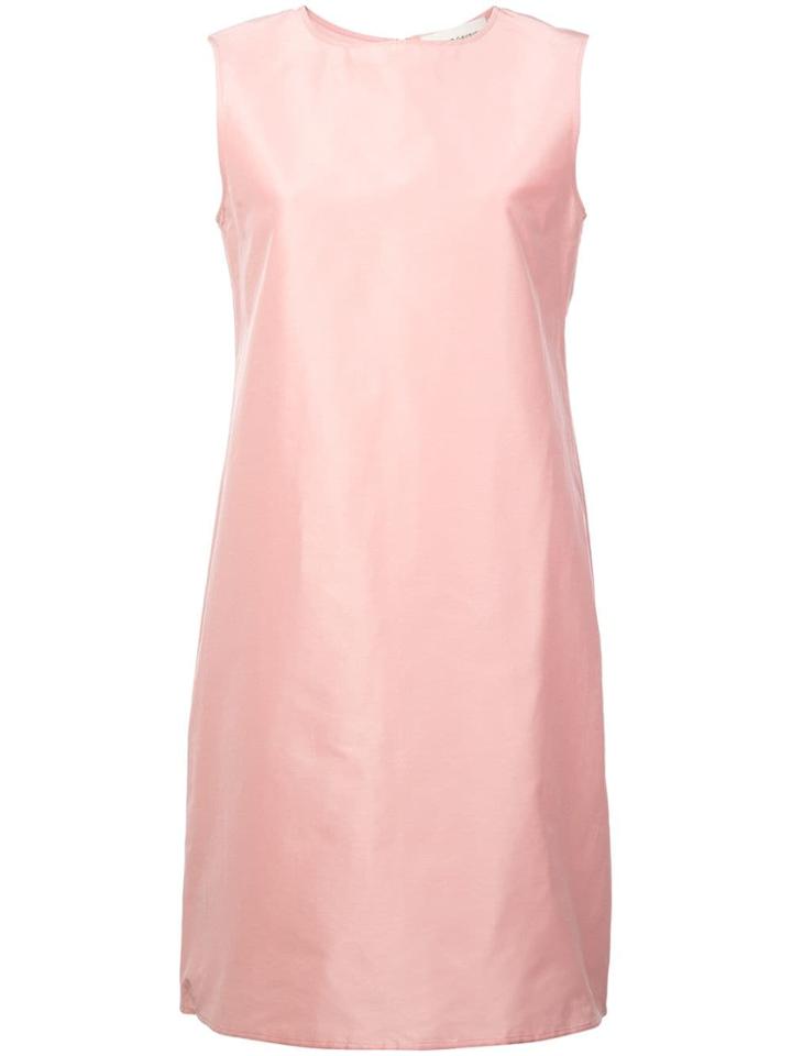 Mansur Gavriel Taffeta Mini Dress - Pink & Purple