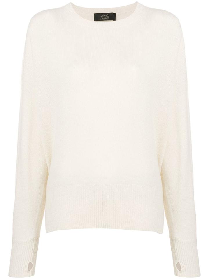 Maison Flaneur Cashmere Jumper - Nude & Neutrals