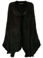 Simonetta Ravizza Oversized Cape - Black