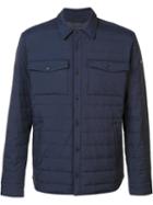 Woolrich 'comfort' Shirt Jacket, Men's, Size: Large, Blue, Nylon/spandex/elastane