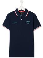 Hackett Kids Teen Aston Martin Racing Polo Shirt - Blue