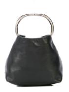 Prada Vintage Prada Leather Silver Metal Bar Small Party Evening