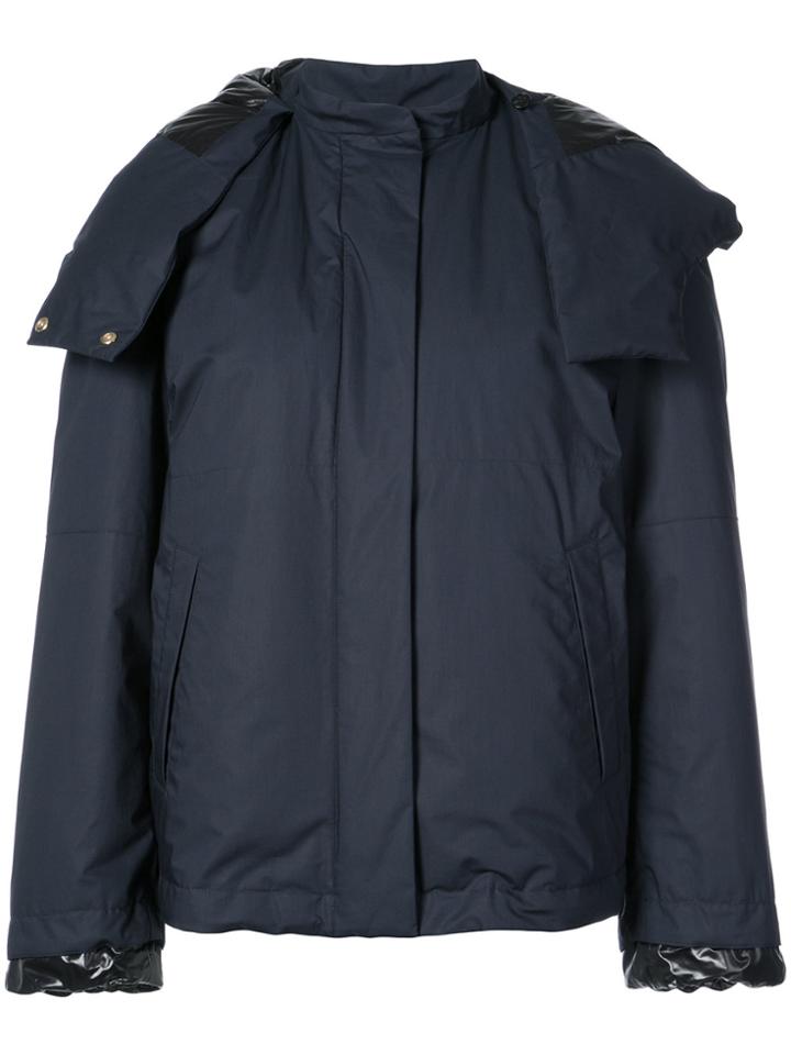 Jil Sander Oversized Hood Jacket - Blue