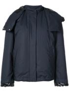 Jil Sander Oversized Hood Jacket - Blue