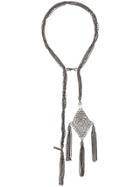 Ermanno Scervino Embellished Fringed Necklace - Y34b7