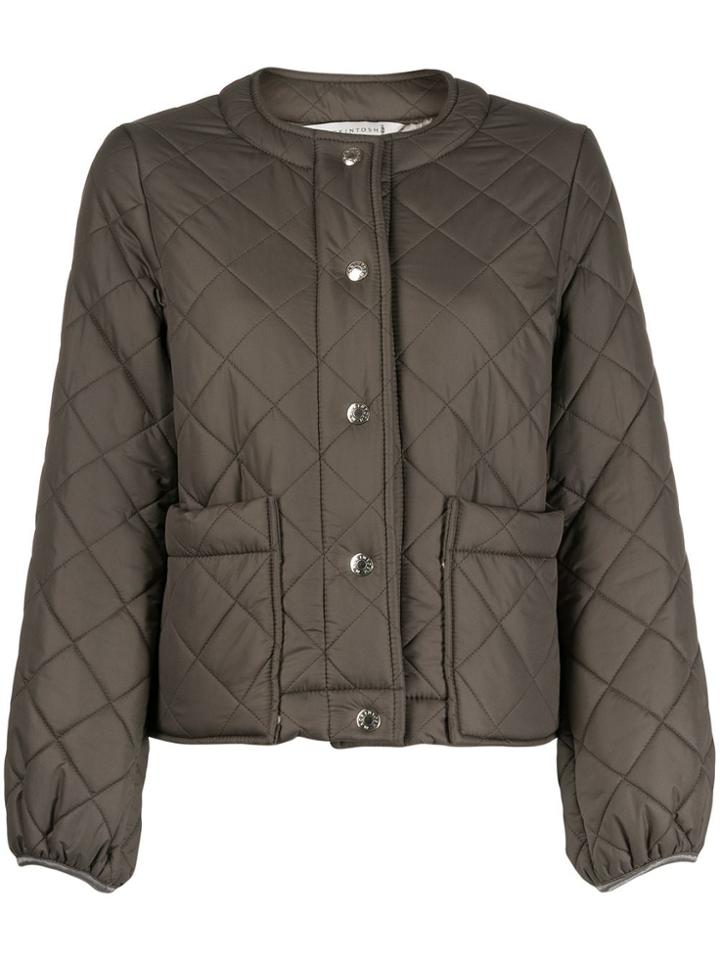 Mackintosh Keiss Taupe Quilted Jacket Lq-1003 - Green