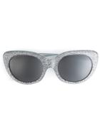 Victoria Beckham Cat Eye Sunglasses - Metallic