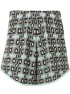 Circus Hotel Patterned Shorts - Grey