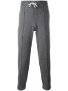 Brunello Cucinelli Drawstring Track Pants, Men's, Size: Small, Grey, Cotton/polyamide