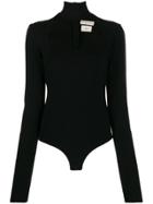 Bottega Veneta Cut Out Bodysuit - Black