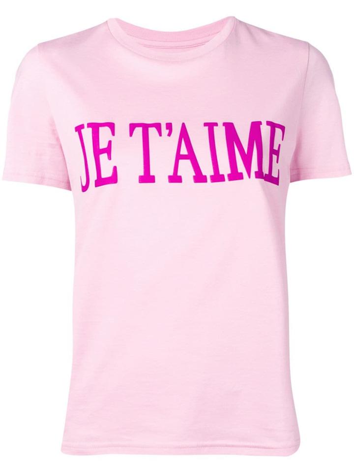 Alberta Ferretti Je T'aime T-shirt - Pink