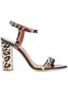 Malone Souliers Animal Print Sandals - Nude & Neutrals