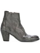 Officine Creative Crease Effect Ankle Boots