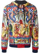Dolce & Gabbana Carretto Siciliano Print Hooded Jacket