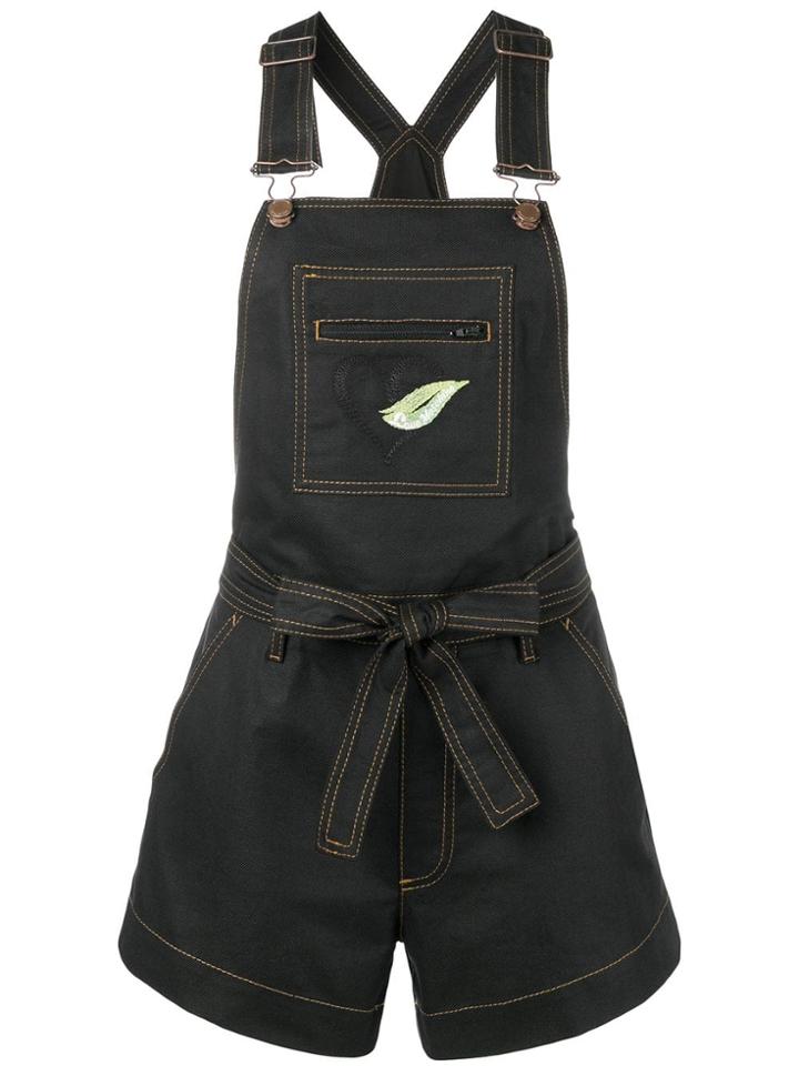 Love Moschino Belted Dungarees - Blue